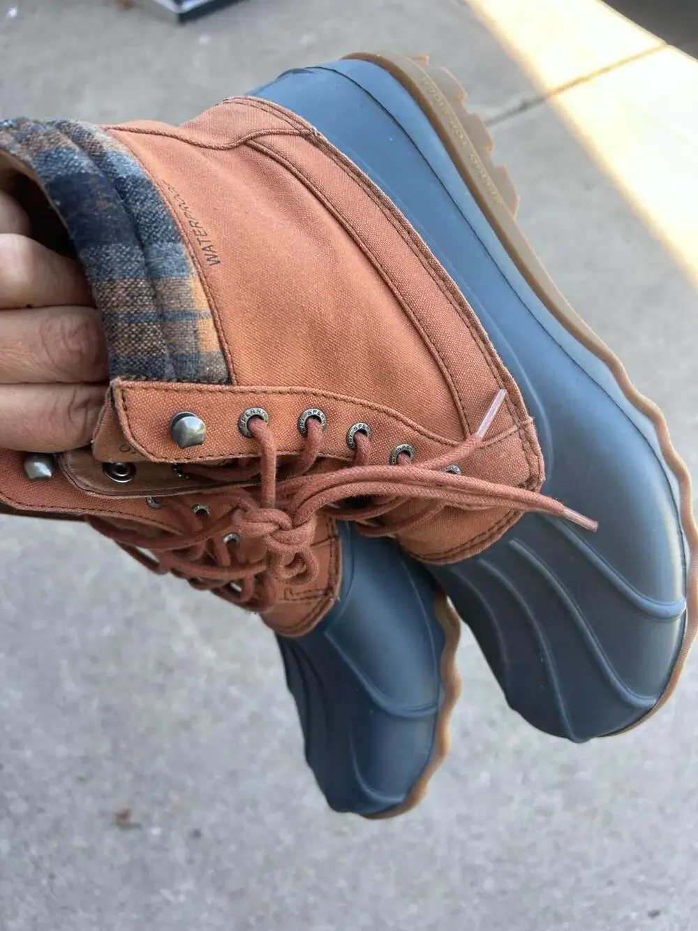 Sperry STS17928 Men's Saltwater Duck Boots Size 9.5